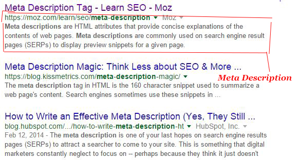 what is meta description