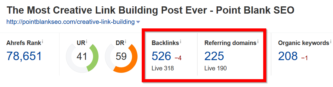 building backlinks