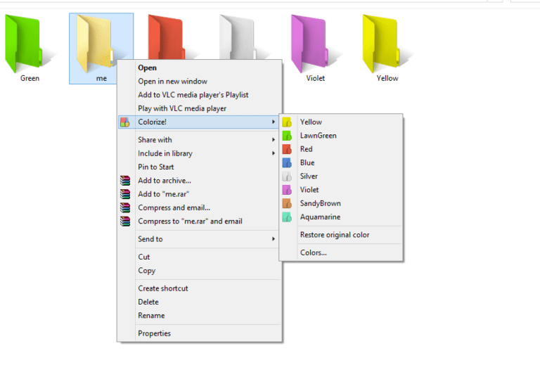 How to change Folder Color icons in windows? Tricky Enough