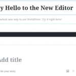 Gutenberg WordPress Editor