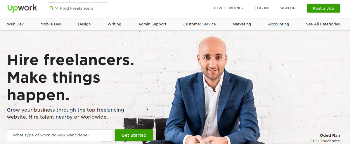 Upwork content witing