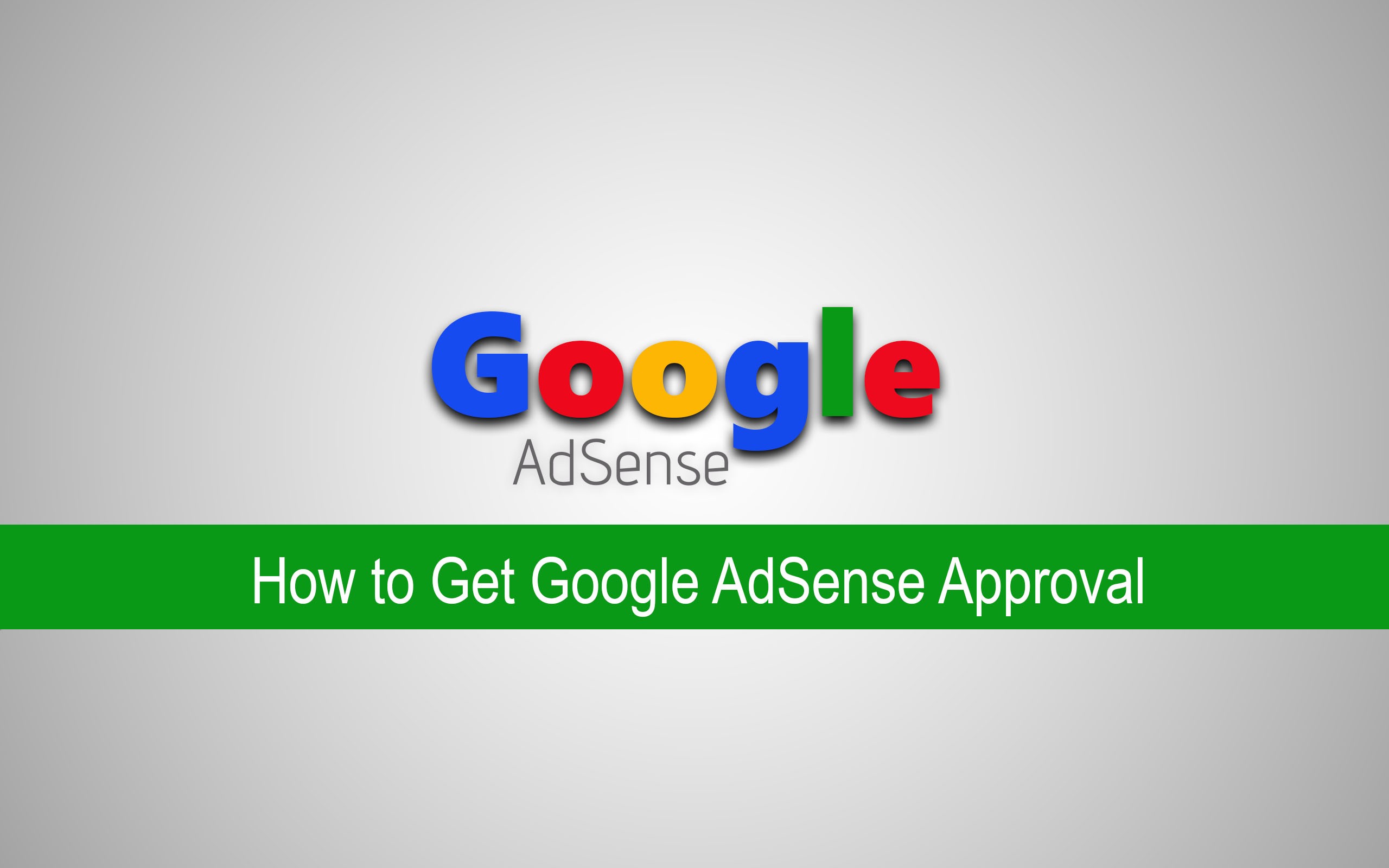 Applying for Google AdSense