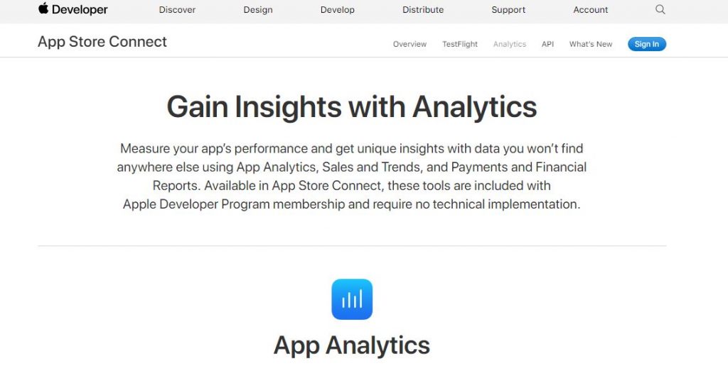 APP ANALYTICAL TOOLS