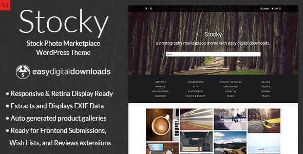 Stocky WordPress theme