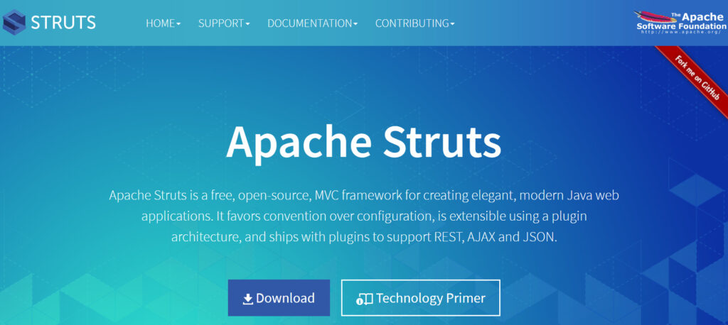 apache stuts, framework for java