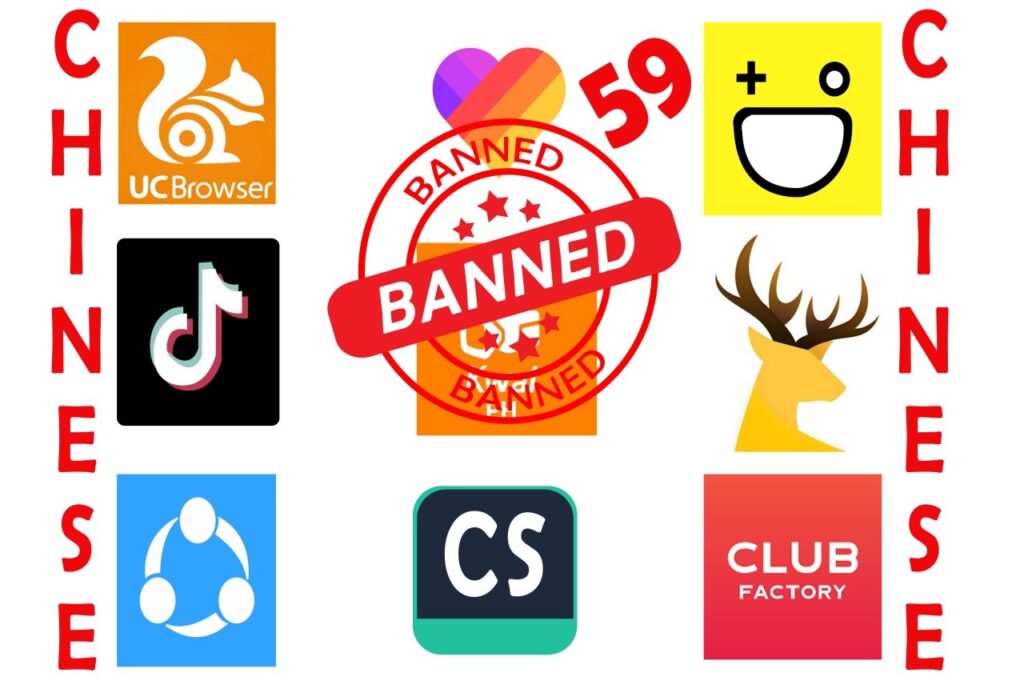 chinese banned apps