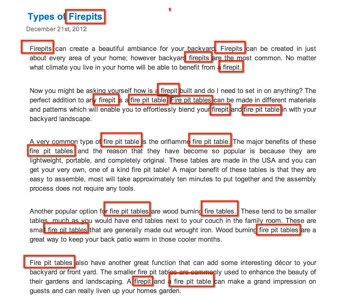 Need To Avoid Keyword Stuffing In The Content And Protect Your Seo