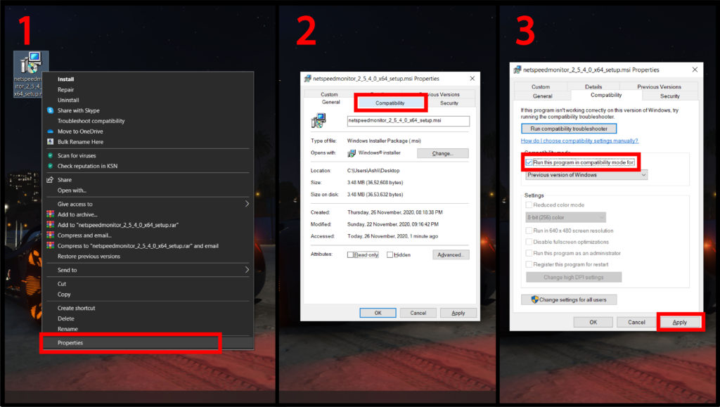 Internet Speed on Your Taskbar