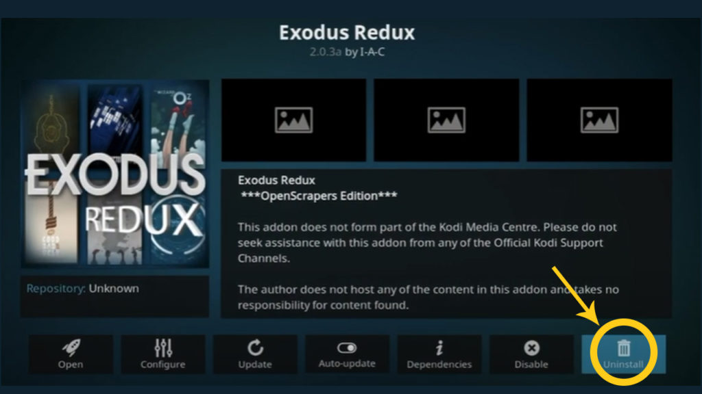 Proč můj Exodus redux nefunguje?