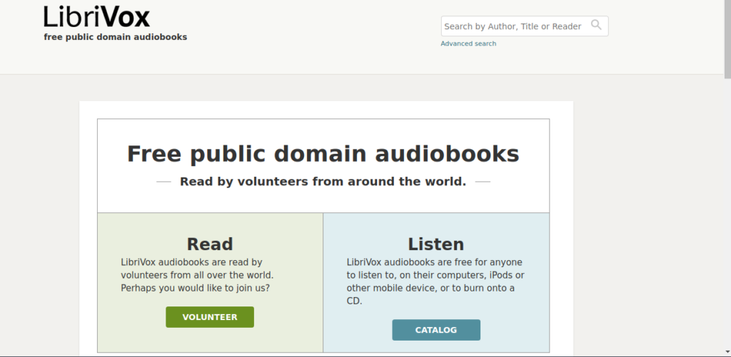 Libri Vox is a site used to download free books