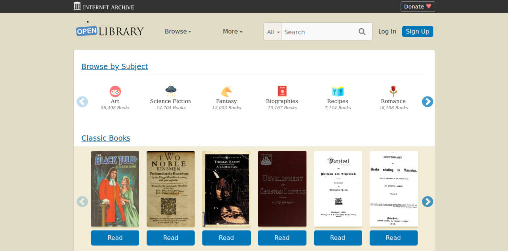 Open Library is the site to download free books.