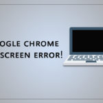 google chrome black screen