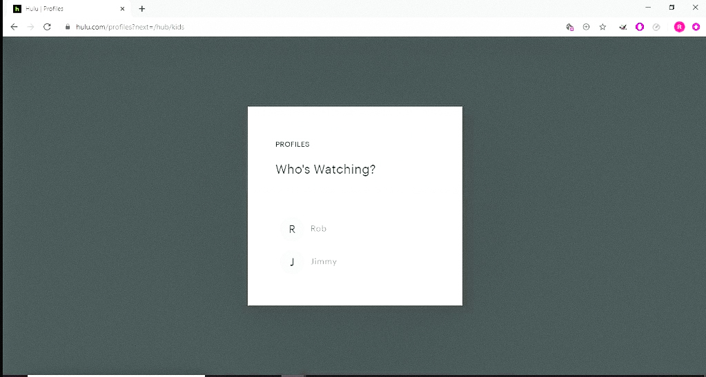 Keeping an eye on who is streaming on the Hulu account with parental lock other than you.