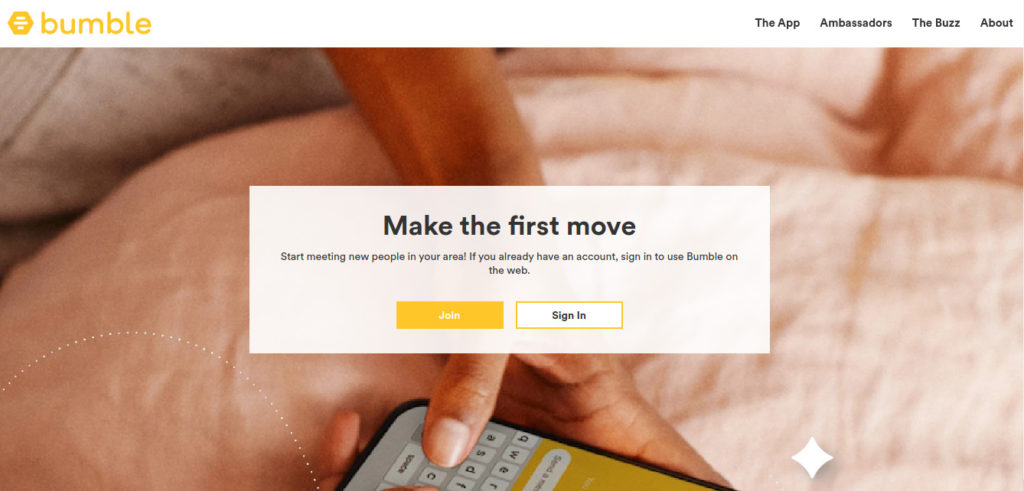 Bumble app helps you find best dating partners to go on dates and make friendship with others. 