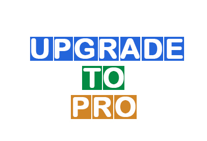 Upgrade to a Pro Account
