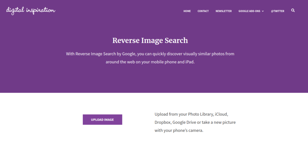 Reverse Image Search Tools