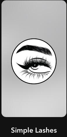 simple eye lashes