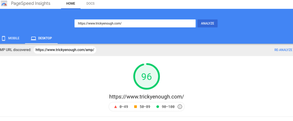 Google PageSpeed Insights