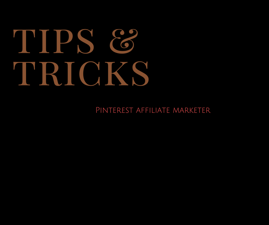 Pinterest Affiliate Marketing