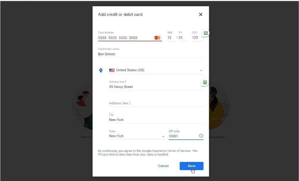 How to set up Google pay