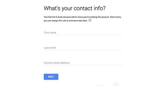Professional email address