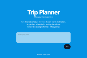 AI Trip Planner