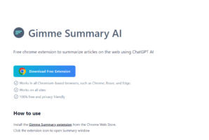 Gimme Summary AI