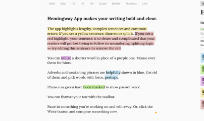 Hemingway App/Editor
