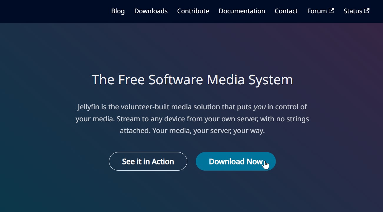 Jellyfin media server