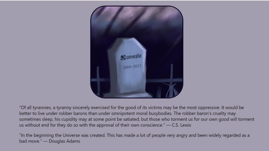 Omegle Shutdown after 14 years – A Cyber Saga’s Final Chapter