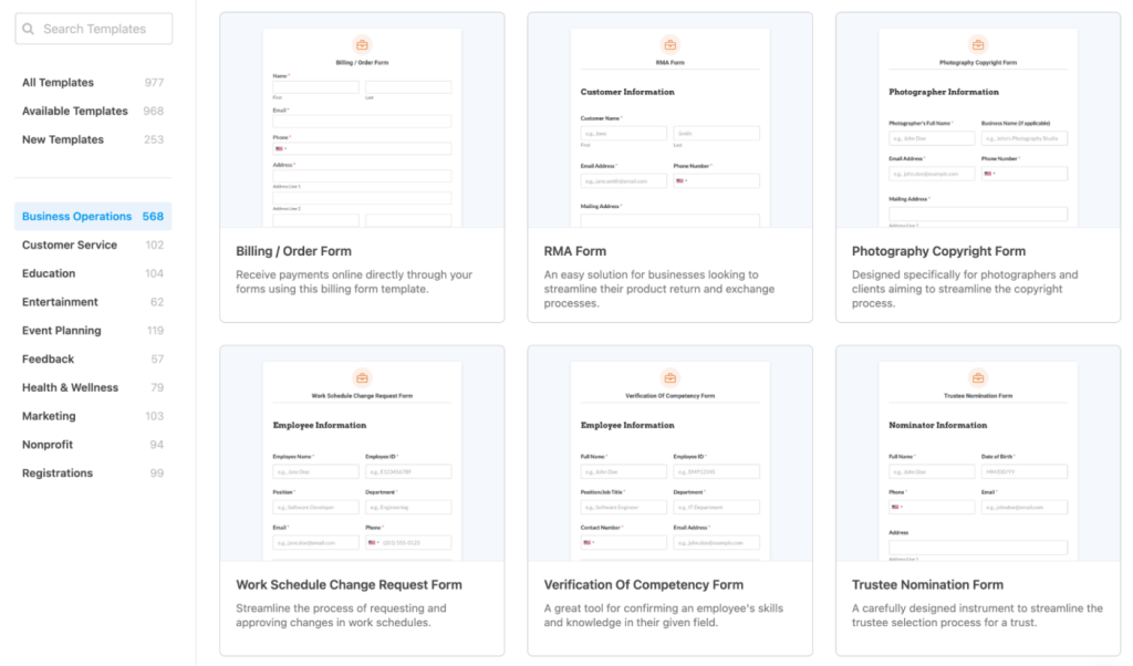 form plugins for WordPress