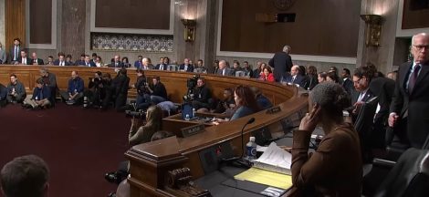 Tech CEOs at Senate child safety hearing