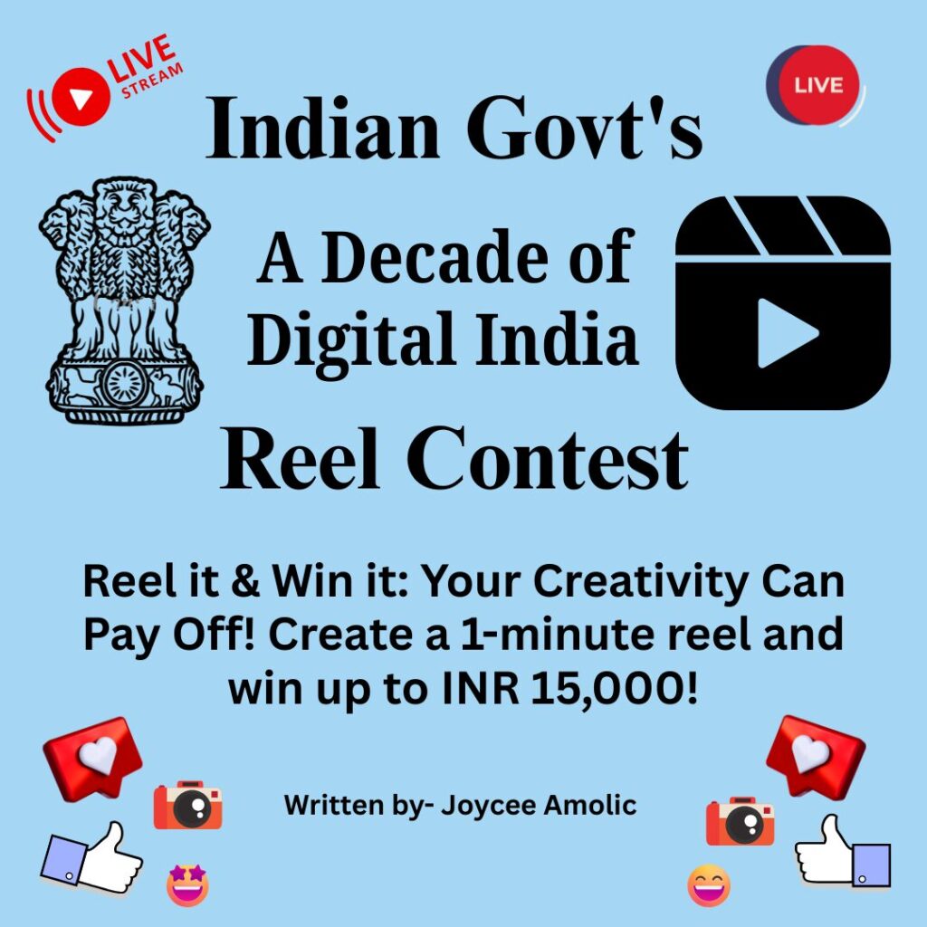 Digital India Reel Contest 2025 – Create a Reel and Win Rs. 15000